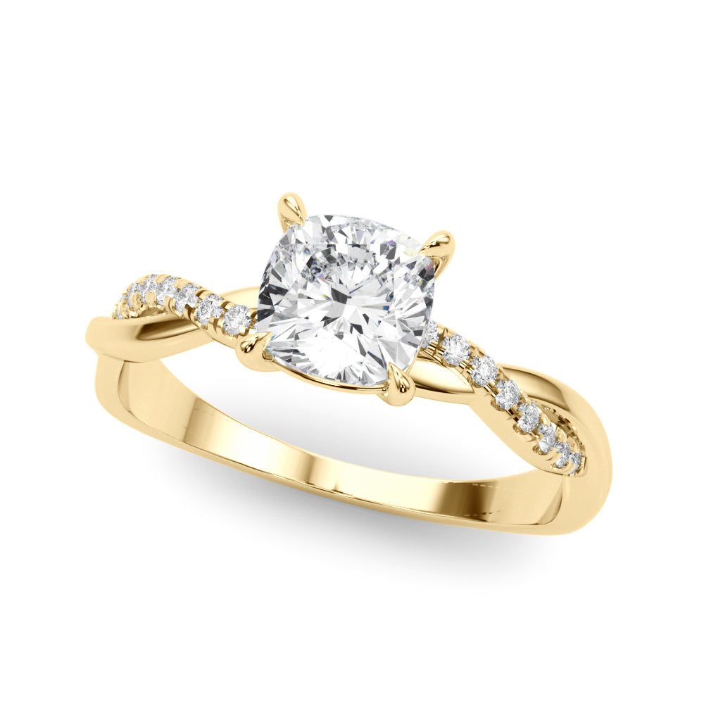 Petite Twist Diamond Engagement Ring (2 ct. tw.)