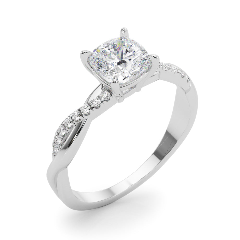 Petite Twist Diamond Engagement Ring (2 ct. tw.)