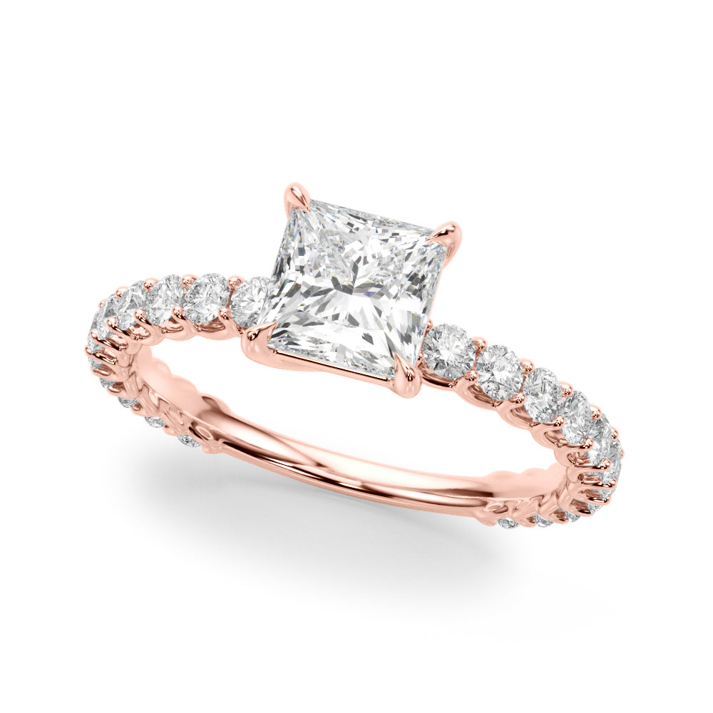 French Pavé Diamond Engagement Ring (5/8 ct. tw.)