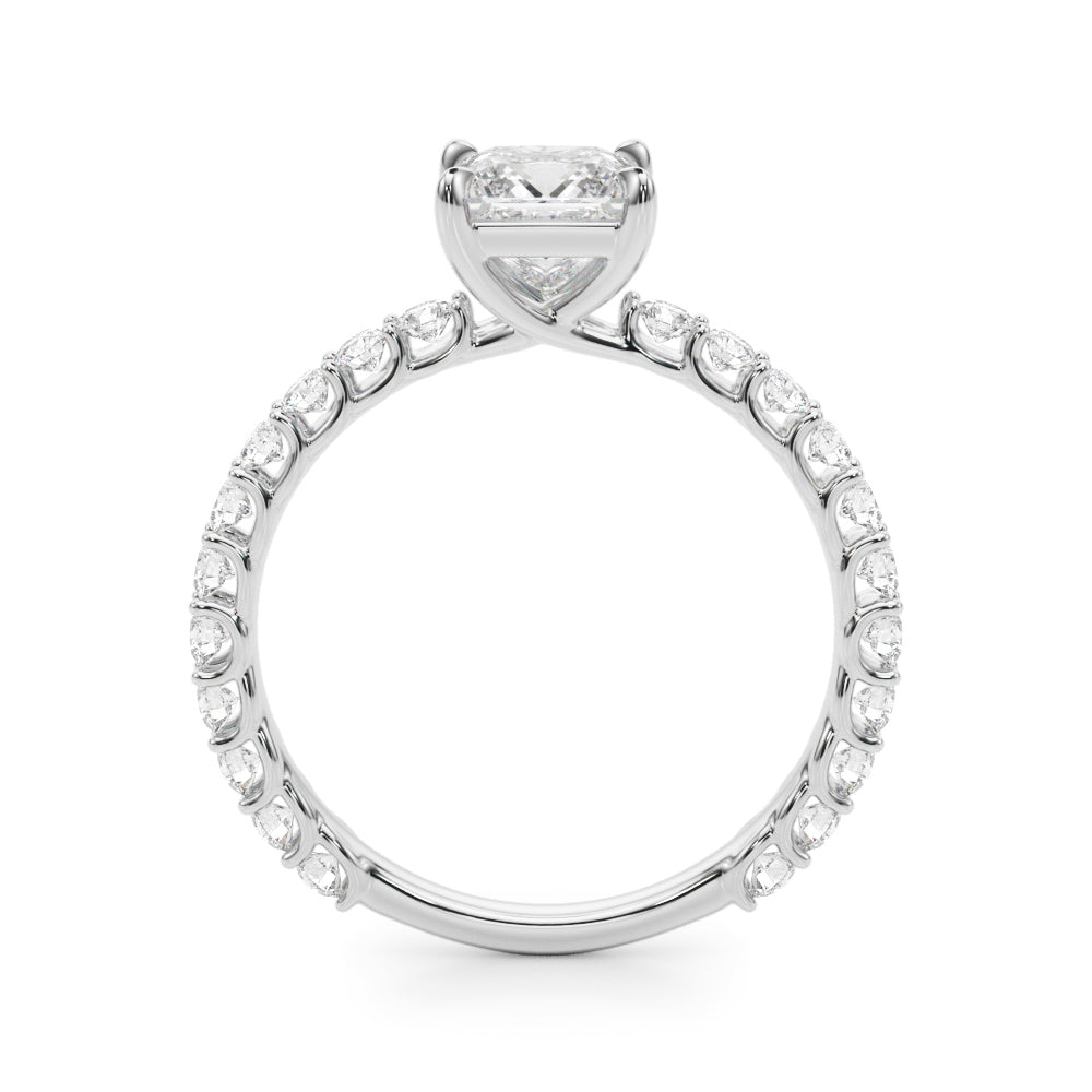 French Pavé Diamond Engagement Ring (5/8 ct. tw.)