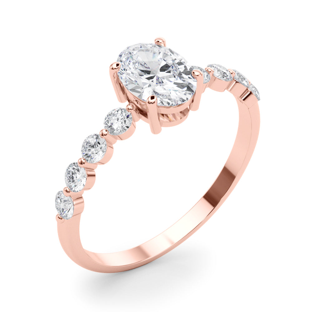 Petite Graduated Diamond Engagement Ring (1/3 ct. tw.)