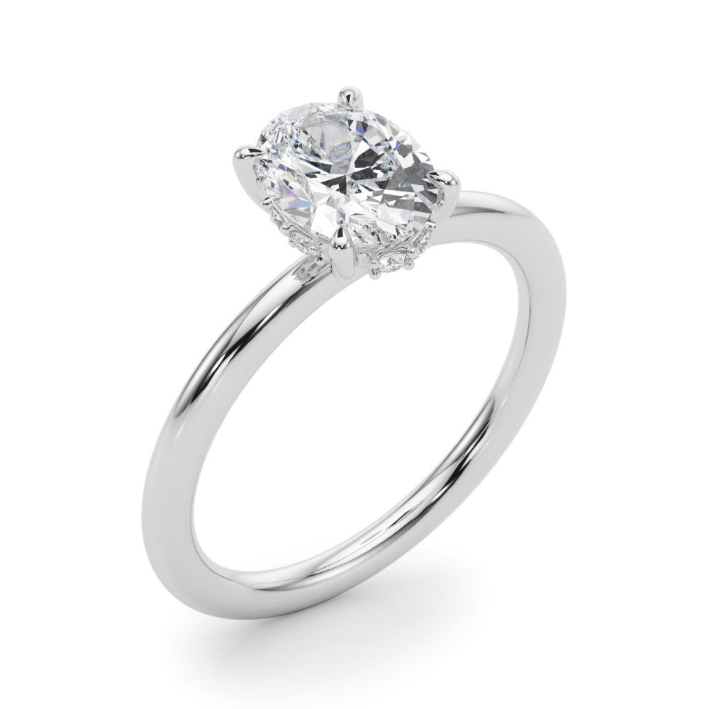 Classic Simple Solitaire Diamond Engagement Ring (1/20 ct. tw.)