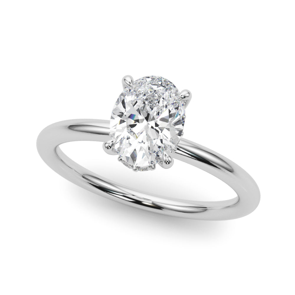 Classic Simple Solitaire Diamond Engagement Ring (1/20 ct. tw.)