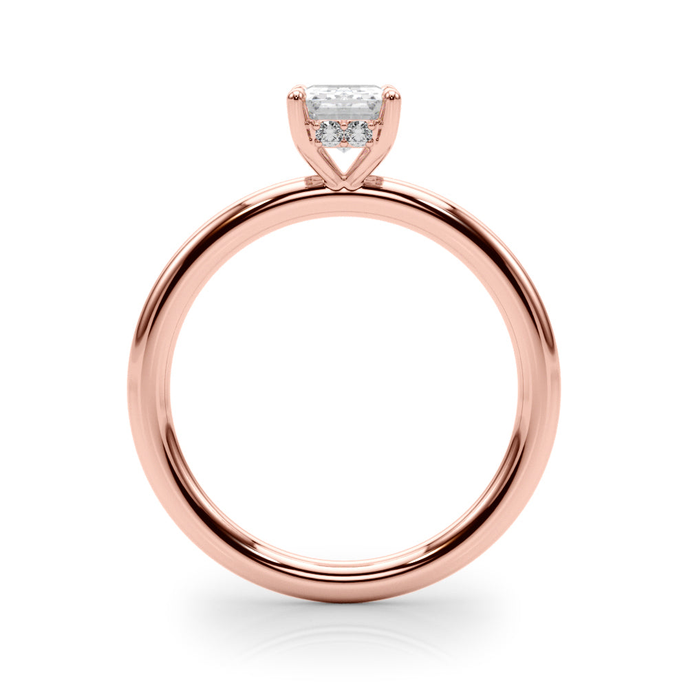 Hidden Halo Diamond Engagement Ring (1/20 ct. tw.)