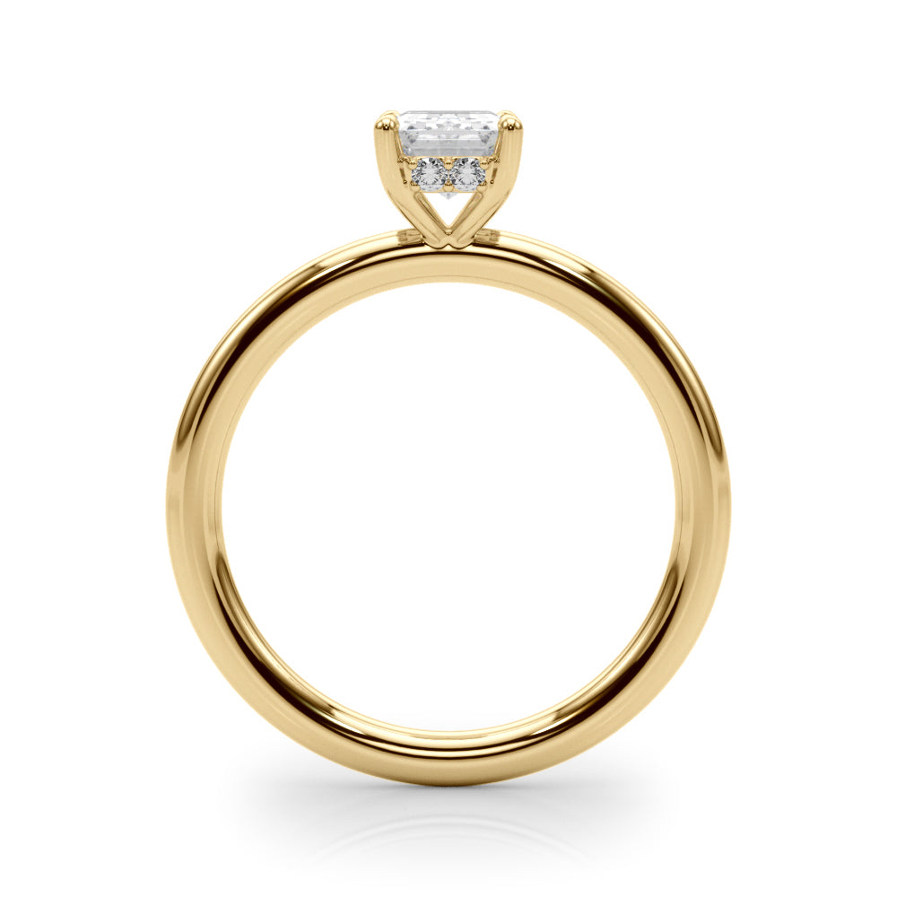 Hidden Halo Diamond Engagement Ring (1/20 ct. tw.)