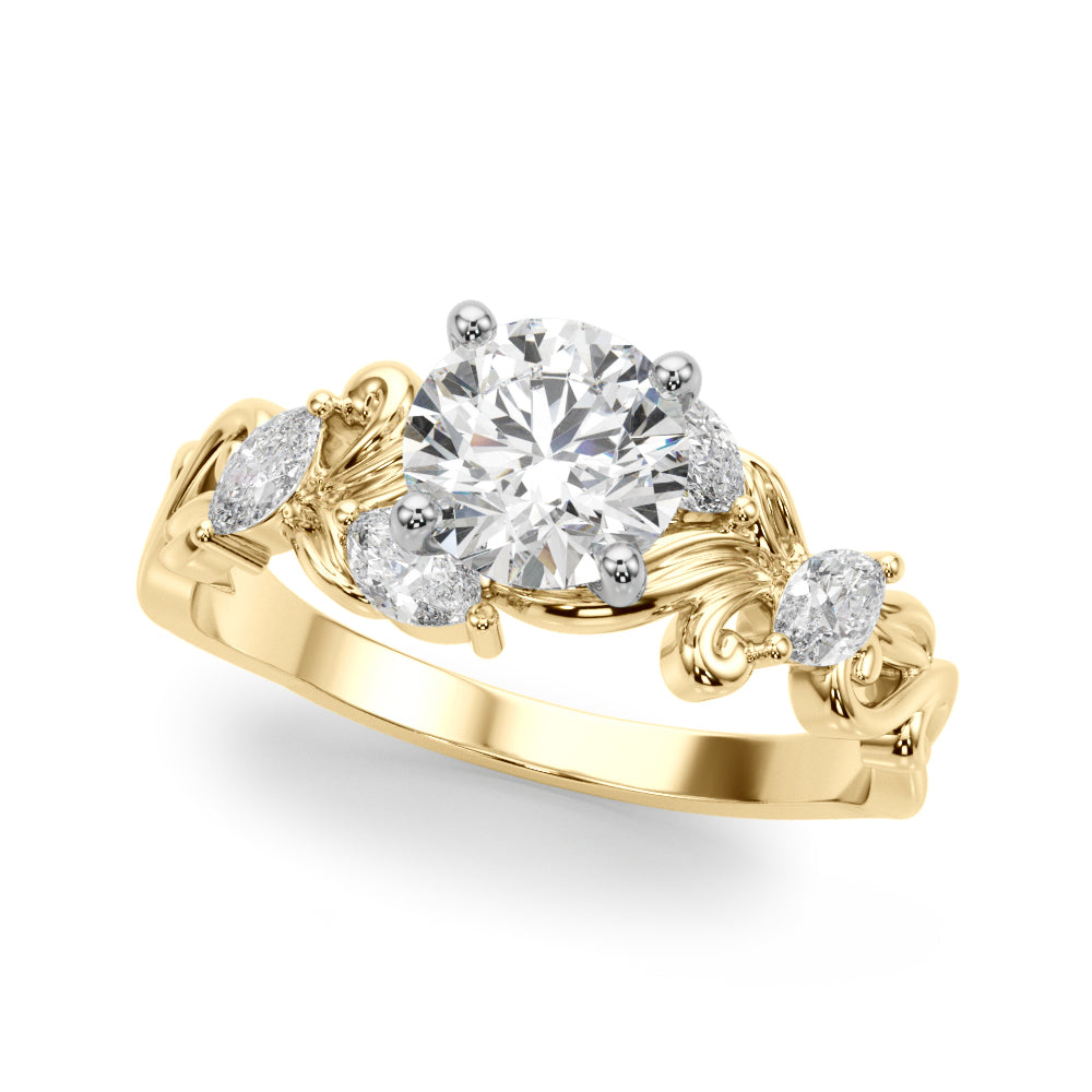 Romantic Scrollwork Diamond Engagement Ring (1/4 ct. tw.)