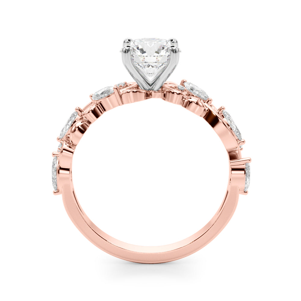 Romantic Marquise and Round Diamond Engagement Ring (3/8 ct. tw.)