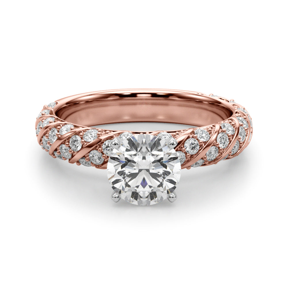 Twist Diamond Engagement Ring (5/8 ct. tw.)