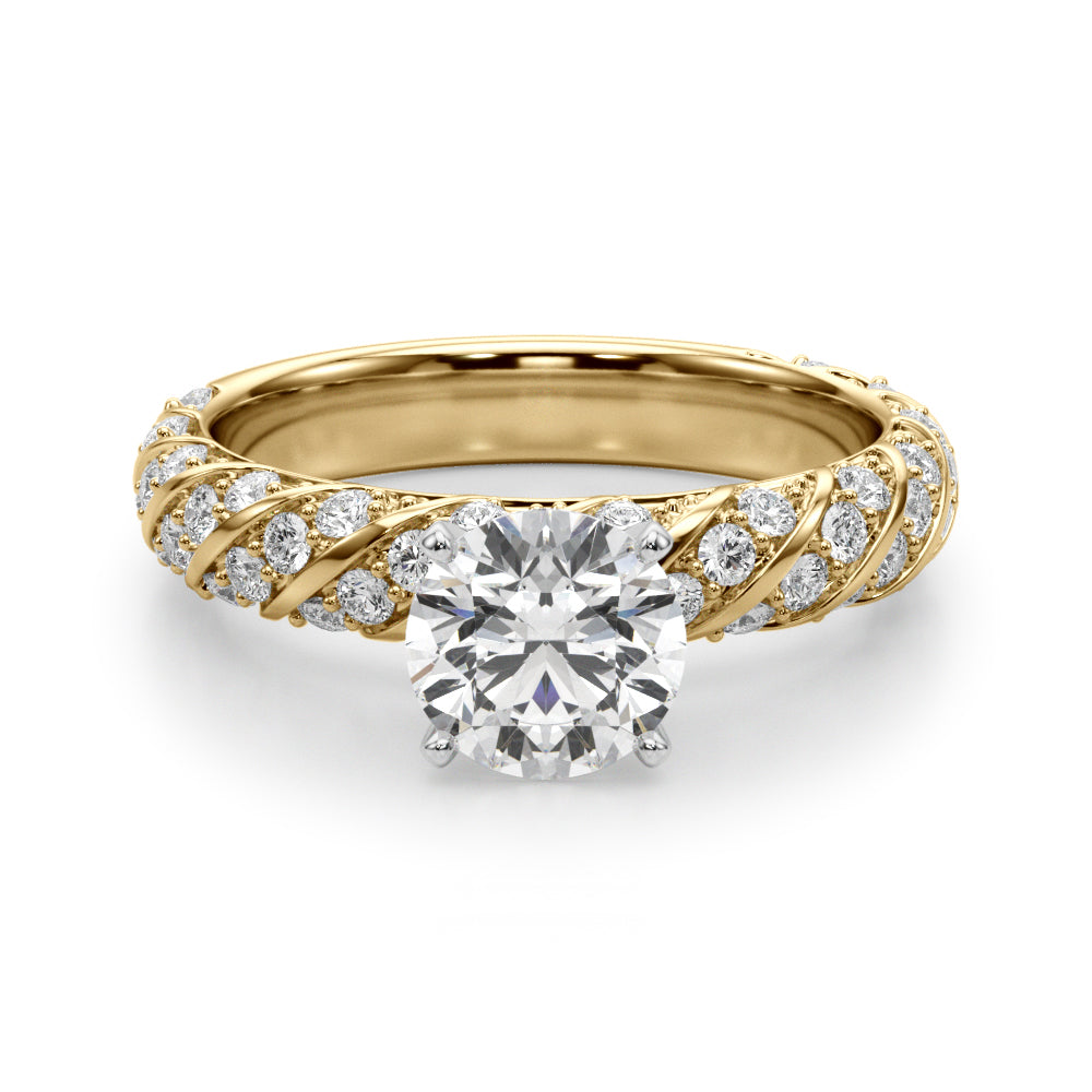 Twist Diamond Engagement Ring (5/8 ct. tw.)