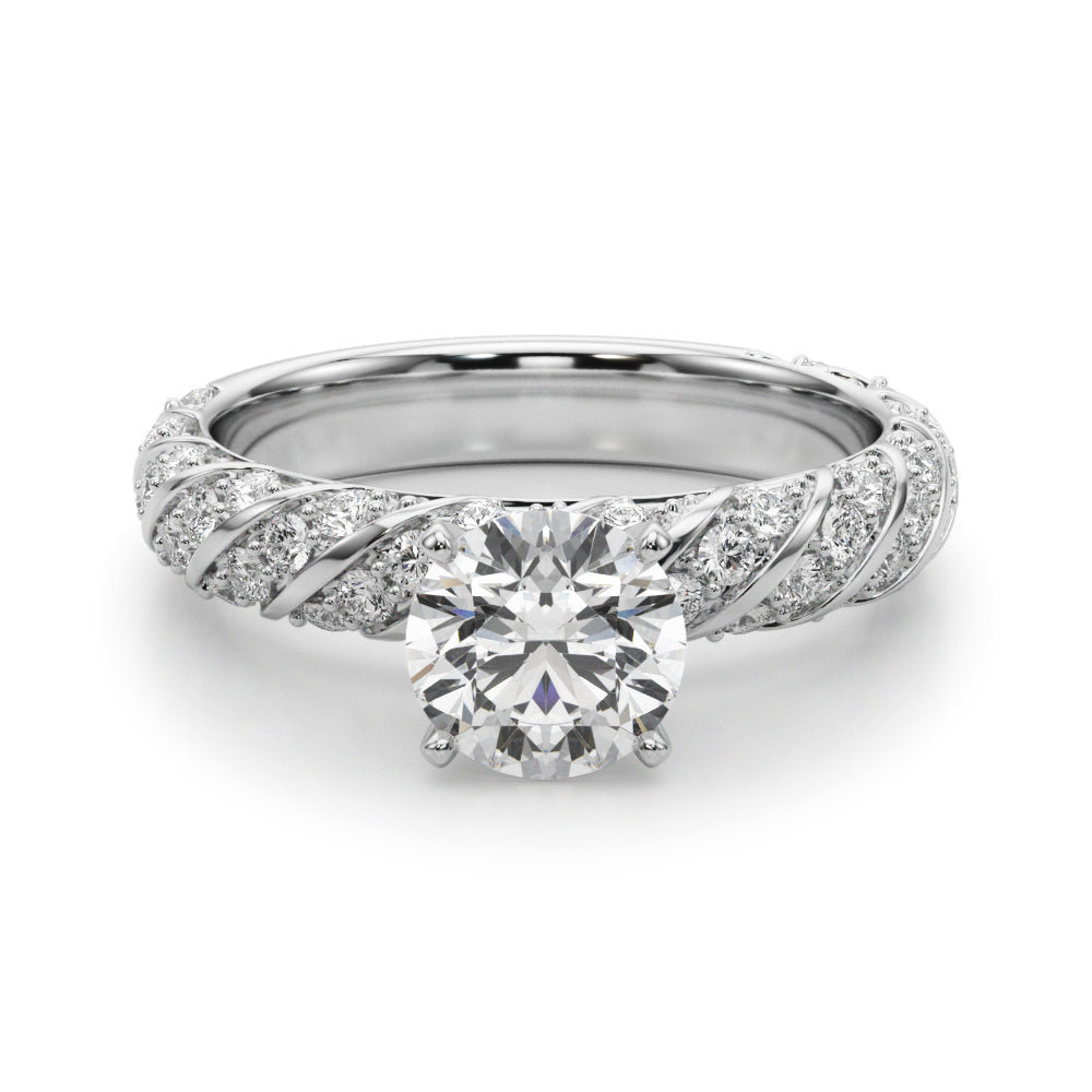 Twist Diamond Engagement Ring (5/8 ct. tw.)