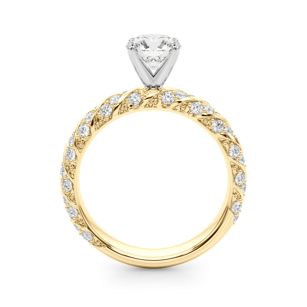 Twist Diamond Engagement Ring (5/8 ct. tw.)