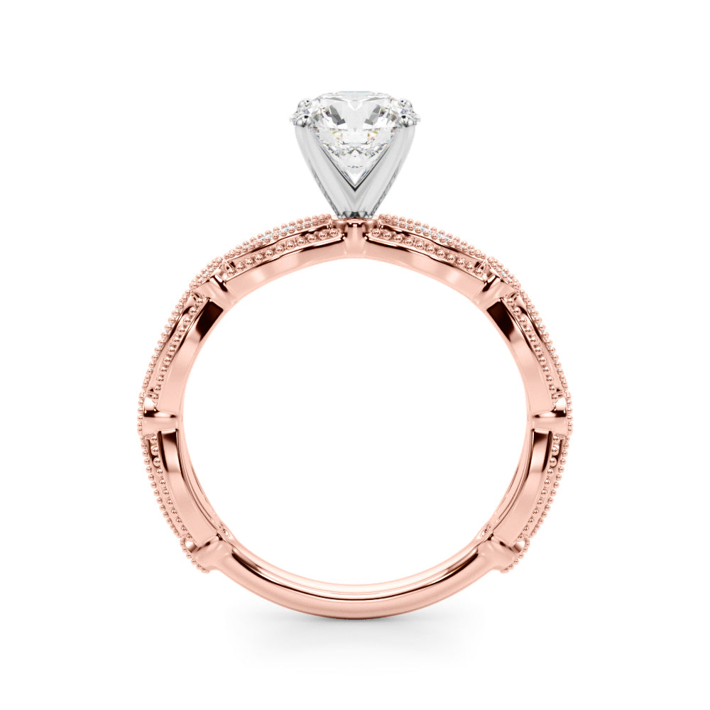 Vintage Milgrain Diamond Engagement Ring (1/5 ct. tw.)