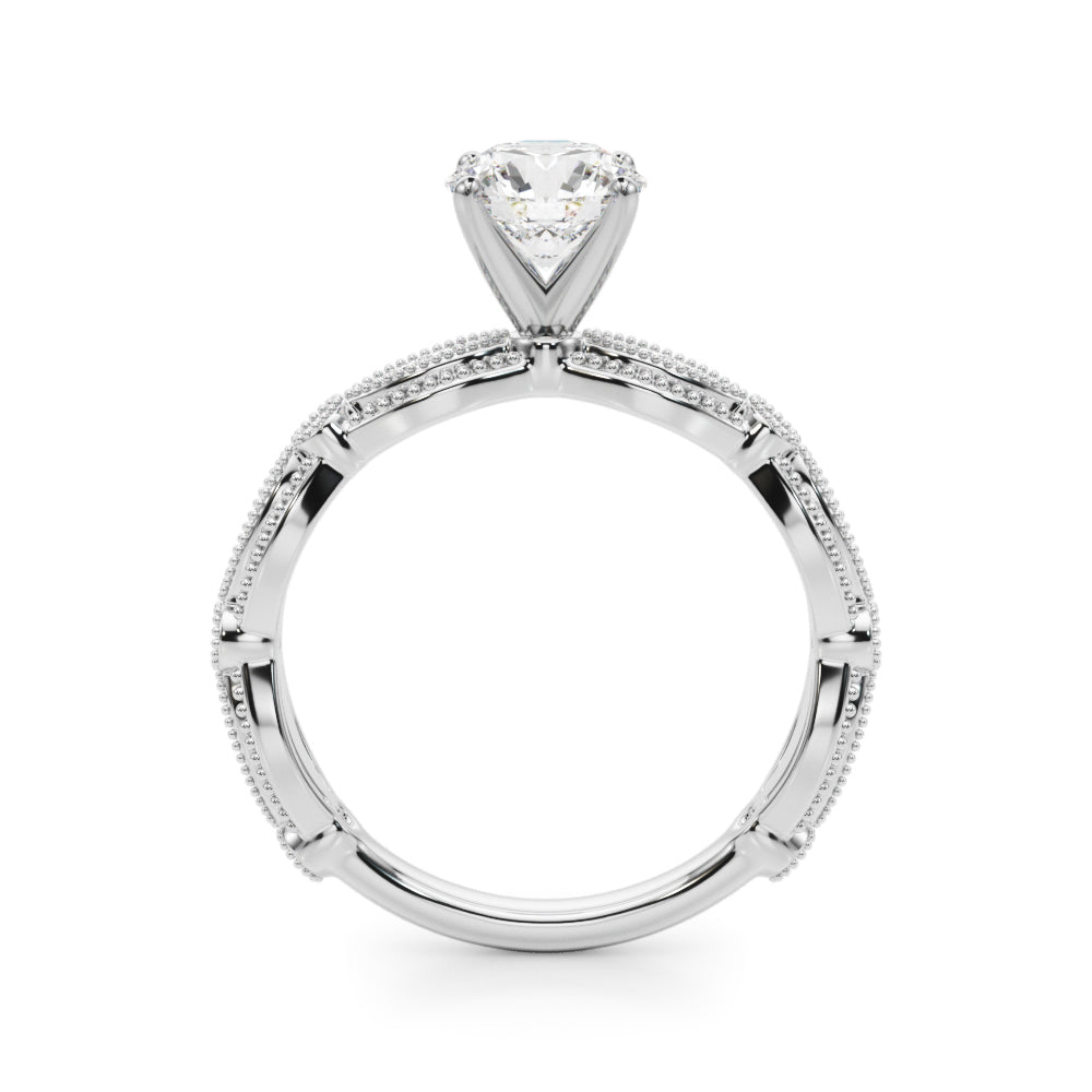 Vintage Milgrain Diamond Engagement Ring (1/5 ct. tw.)