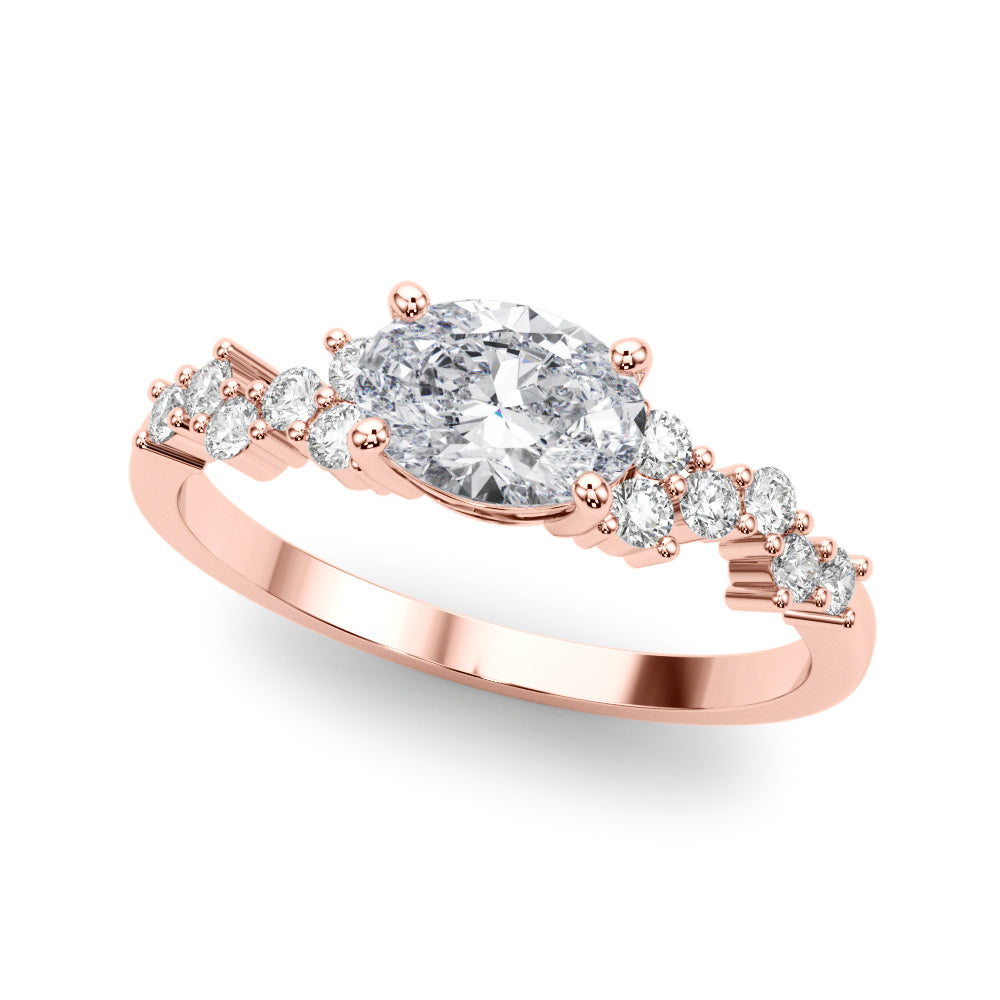 Graduated Diamond Engagement Ring (1/4 ct. tw.)