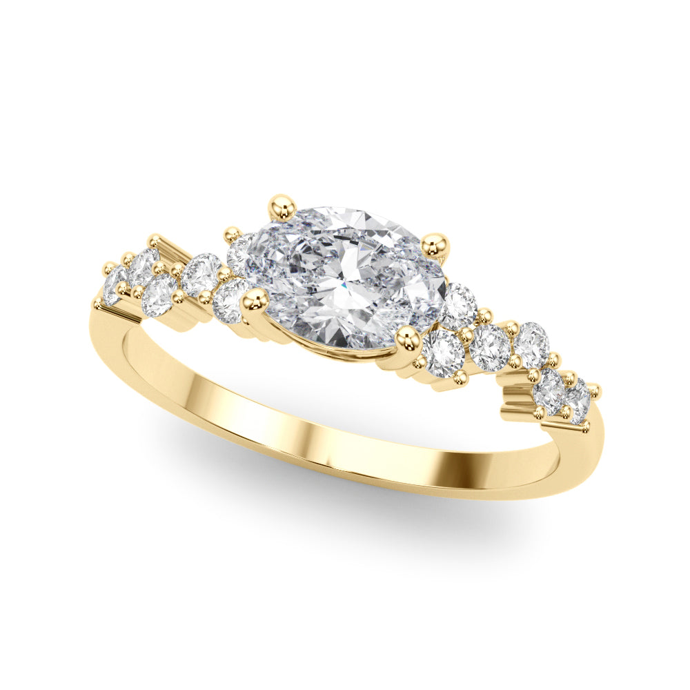 Graduated Diamond Engagement Ring (1/4 ct. tw.)