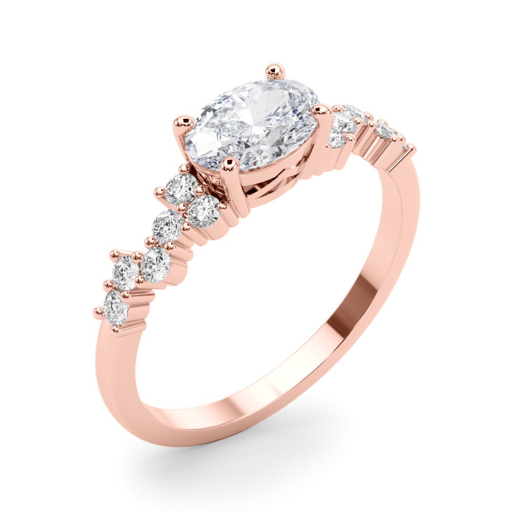 Graduated Diamond Engagement Ring (1/4 ct. tw.)