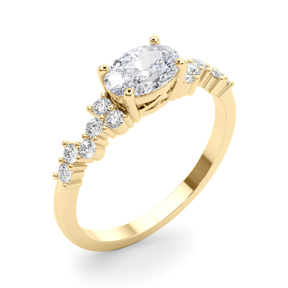 Graduated Diamond Engagement Ring (1/4 ct. tw.)