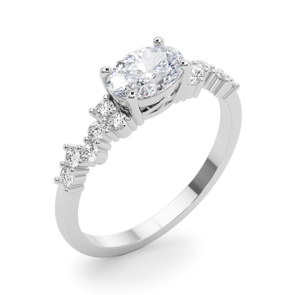 Graduated Diamond Engagement Ring (1/4 ct. tw.)