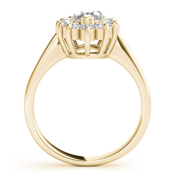 Marquise Halo Cluster Diamond Engagement Ring (1/2 ct. tw.)