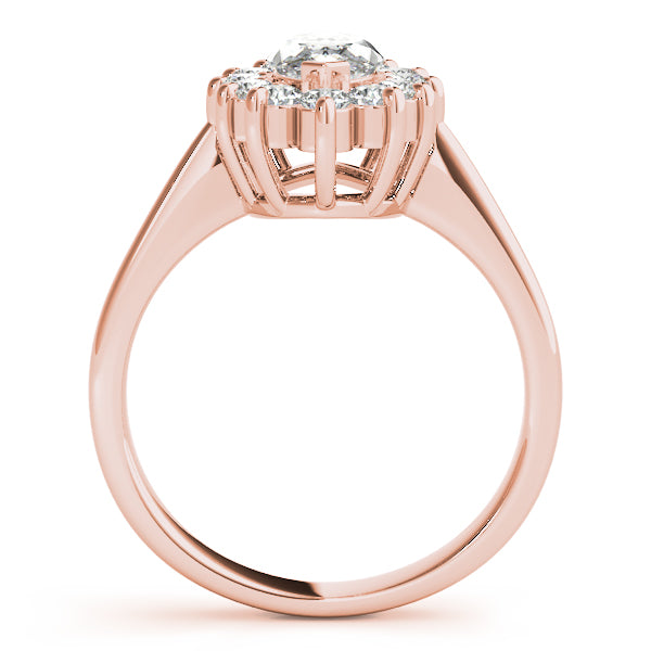 Marquise Halo Cluster Diamond Engagement Ring (1/2 ct. tw.)