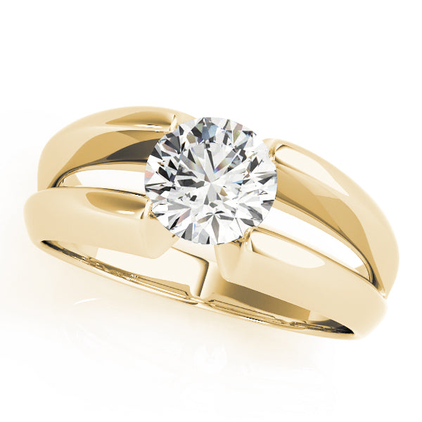 Split-Shank Solitaire Engagement Ring