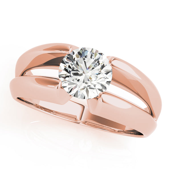 Split-Shank Solitaire Engagement Ring