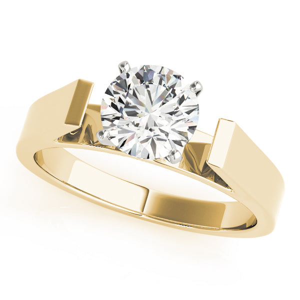 Classic Four-Prong Solitaire Diamond Engagement Ring
