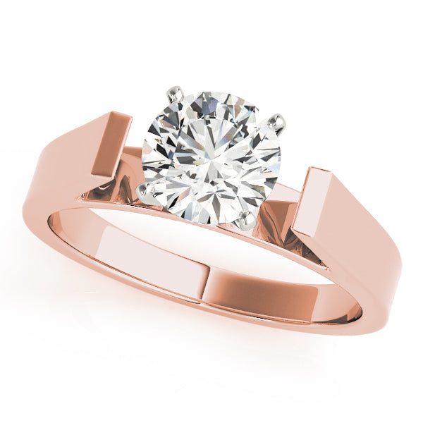 Classic Four-Prong Solitaire Diamond Engagement Ring