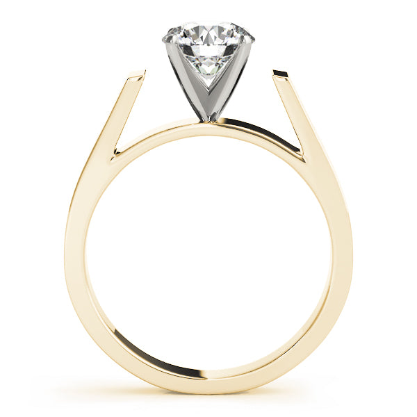 Classic Four-Prong Solitaire Diamond Engagement Ring
