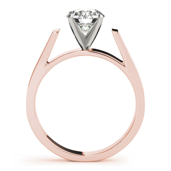 Classic Four-Prong Solitaire Diamond Engagement Ring