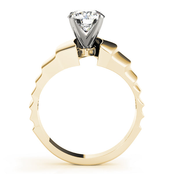 Architectural Solitaire Engagement Ring