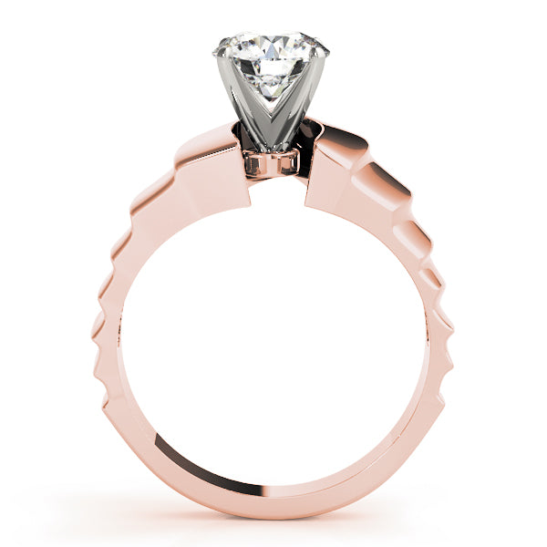 Architectural Solitaire Engagement Ring