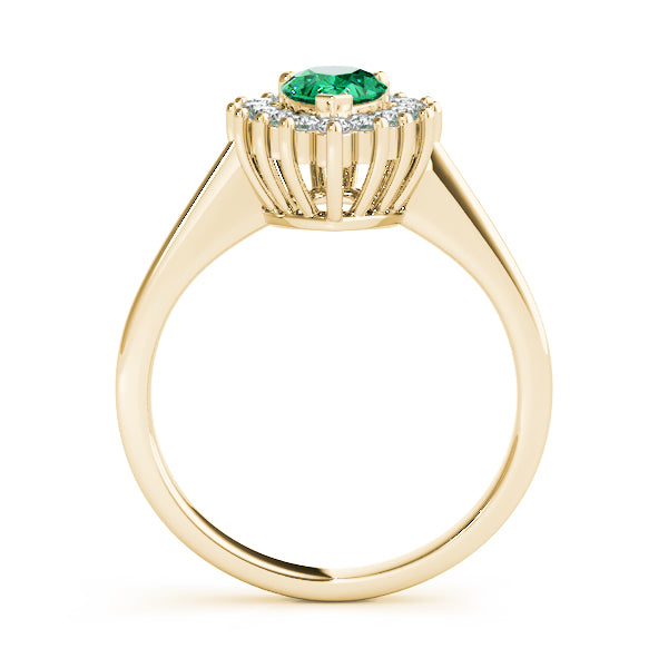 Cluster Halo Diamond Engagement Ring (1/2 ct. tw.)