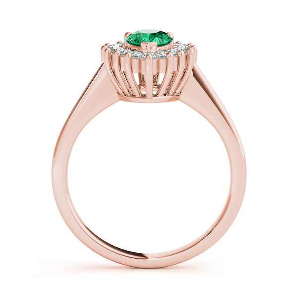 Cluster Halo Diamond Engagement Ring (1/2 ct. tw.)