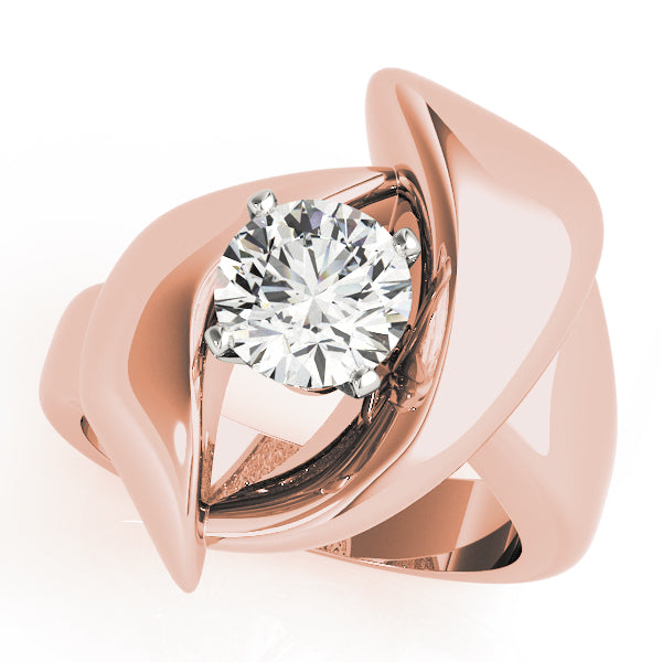 Architectural Solitaire Engagement Ring