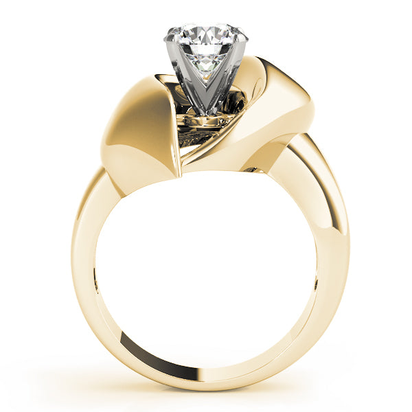 Architectural Solitaire Engagement Ring