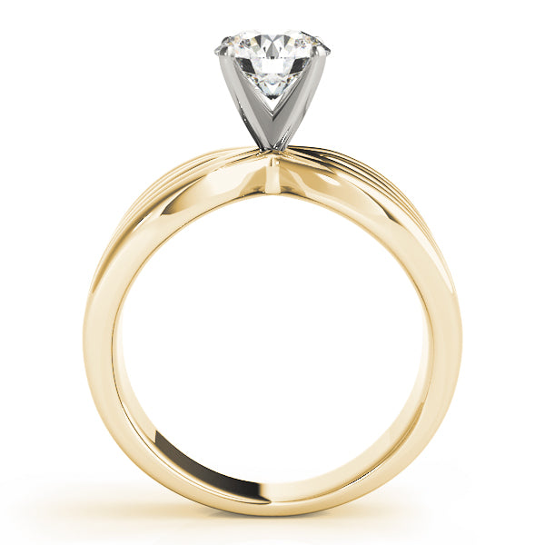 Architectural Split Shank Engagement Ring