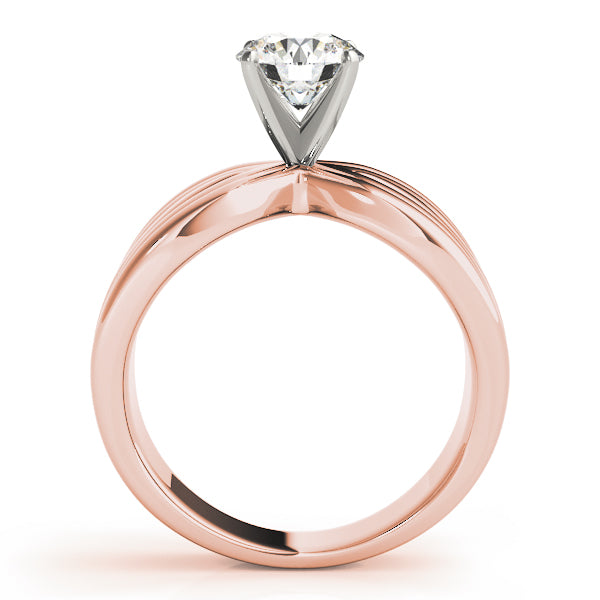 Architectural Split Shank Engagement Ring