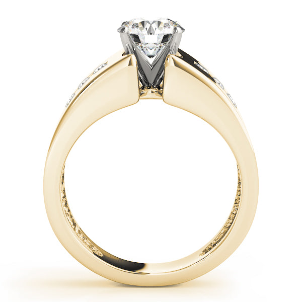 Channel-Set Diamond Engagement Ring (1/6 ct. tw.)