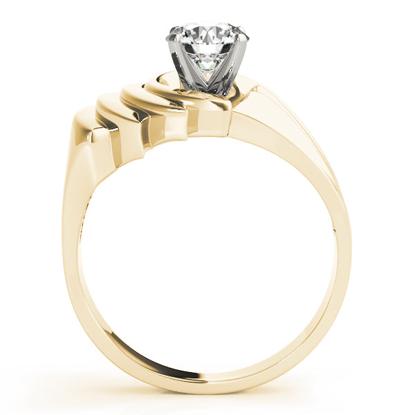 Architectural Solitaire Engagement Ring