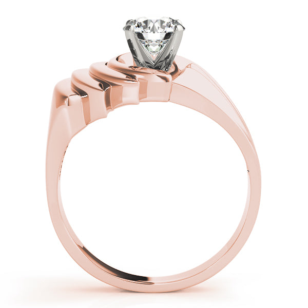 Architectural Solitaire Engagement Ring