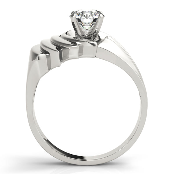 Architectural Solitaire Engagement Ring