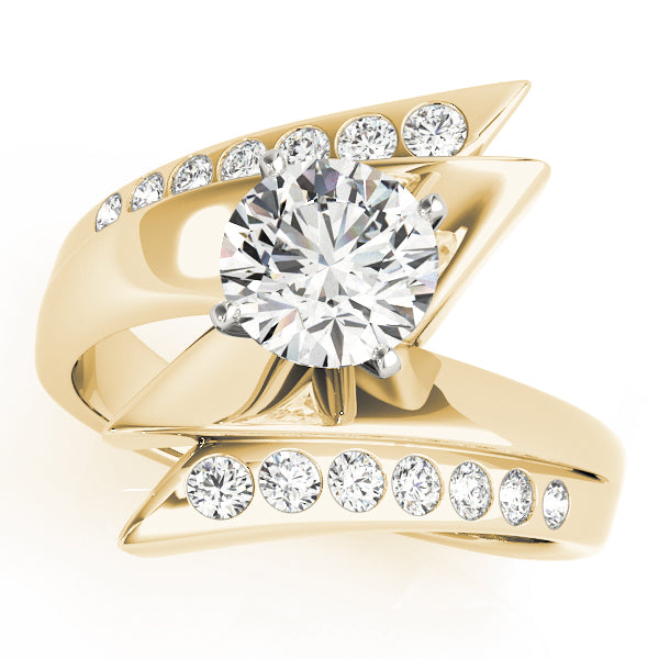 Architectural Split-Shank Diamond Engagement Ring (1/3 ct. tw.)