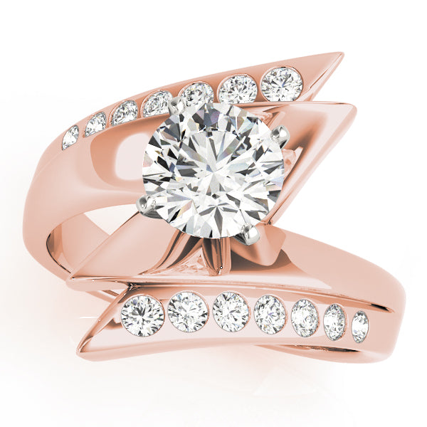 Architectural Split-Shank Diamond Engagement Ring (1/3 ct. tw.)