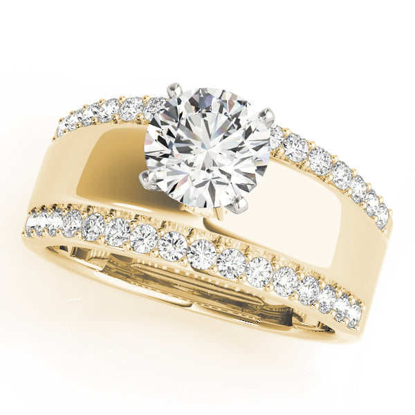Channel-Set Diamond Engagement Ring (1/2 ct. tw.)