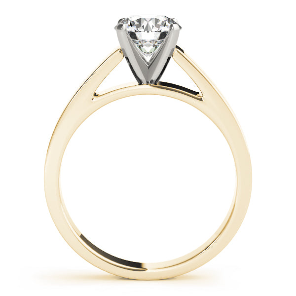 Classic Four-Prong Solitaire Diamond Engagement Ring