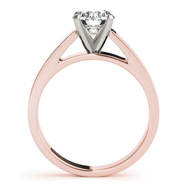 Classic Four-Prong Solitaire Diamond Engagement Ring