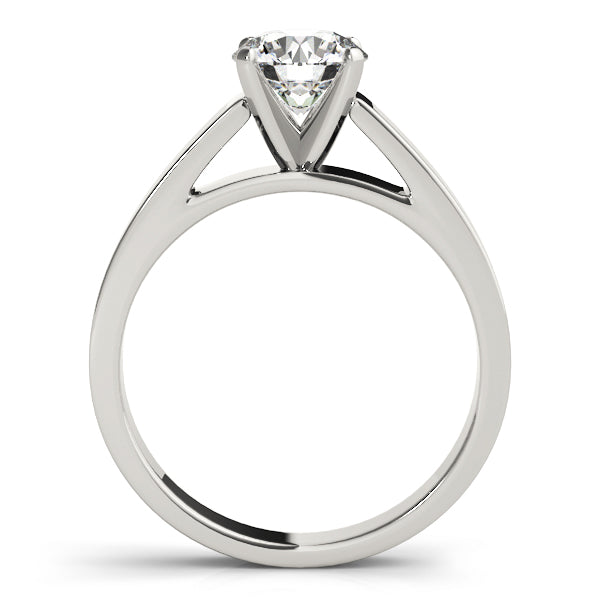 Classic Four-Prong Solitaire Diamond Engagement Ring