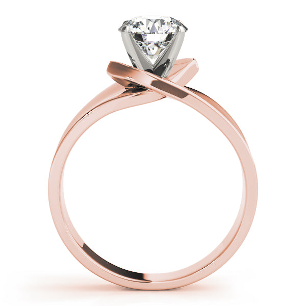 Modern Classic Solitaire Diamond Engagement Ring