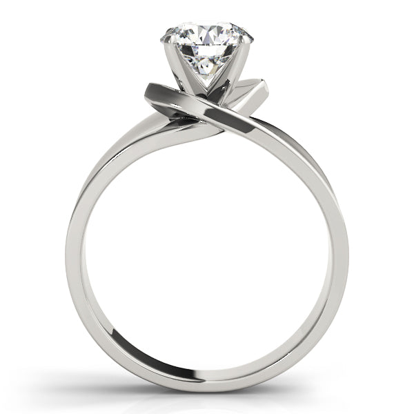 Modern Classic Solitaire Diamond Engagement Ring